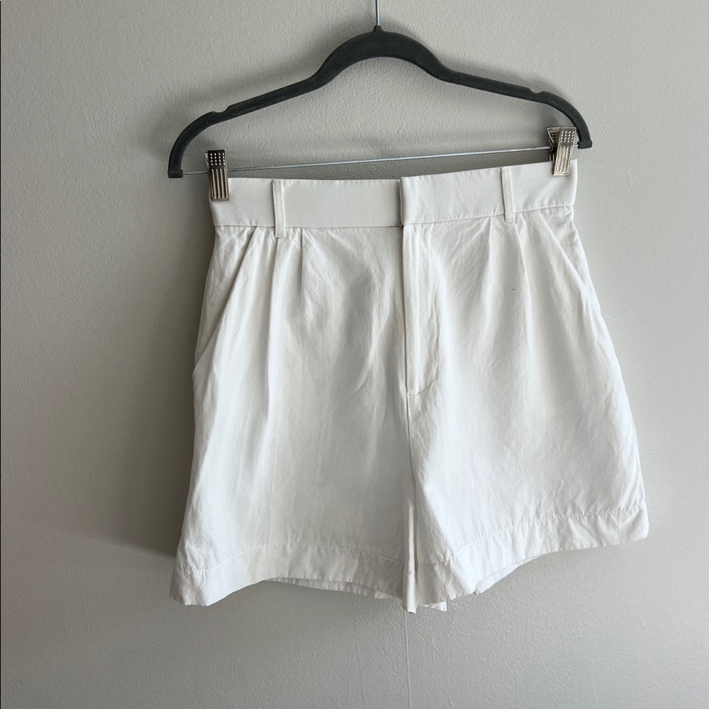 Zara Crisp White Shorts